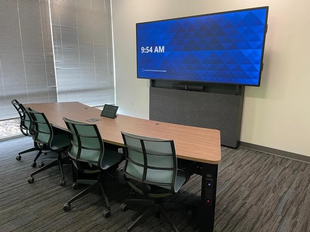 Touch-screen huddle space