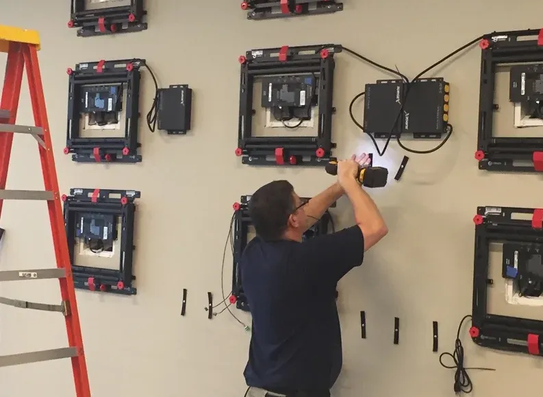 Video wall installation at PNC
